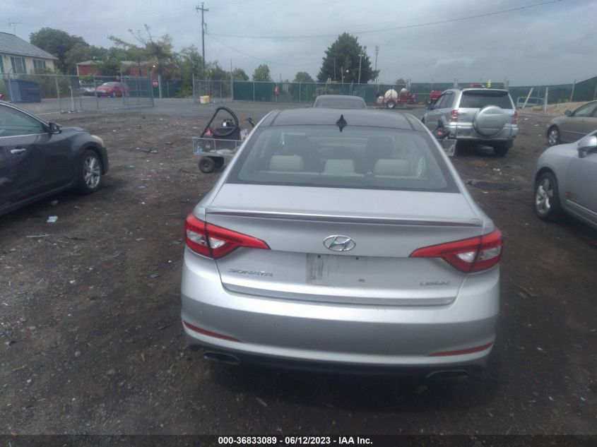 2015 HYUNDAI SONATA 2.4L LIMITED - 5NPE34AFXFH200841