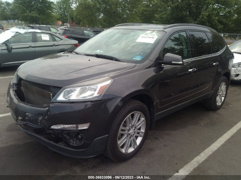 2015 CHEVROLET TRAVERSE LT - 1GNKRGKD2FJ368648