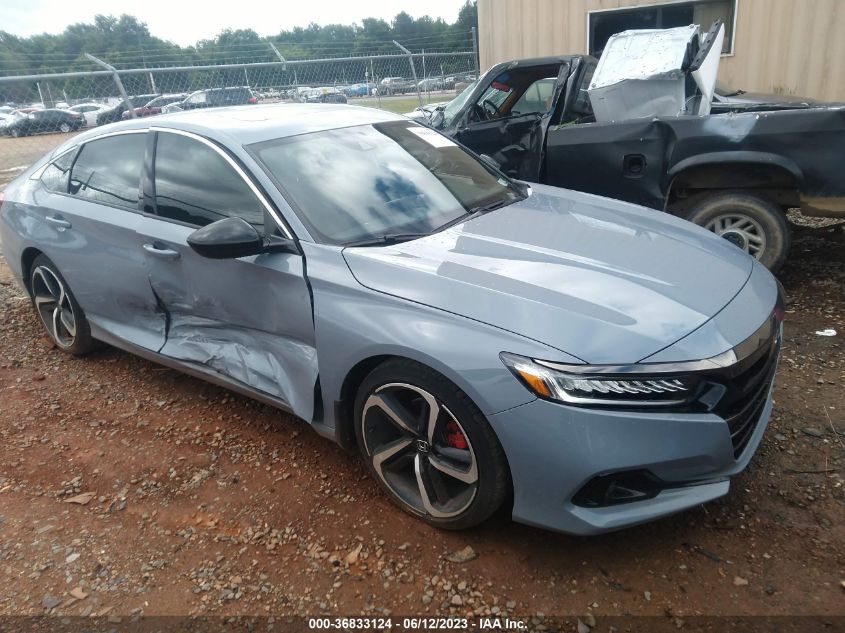 2022 HONDA ACCORD SEDAN SPORT - 1HGCV2F37NA024889