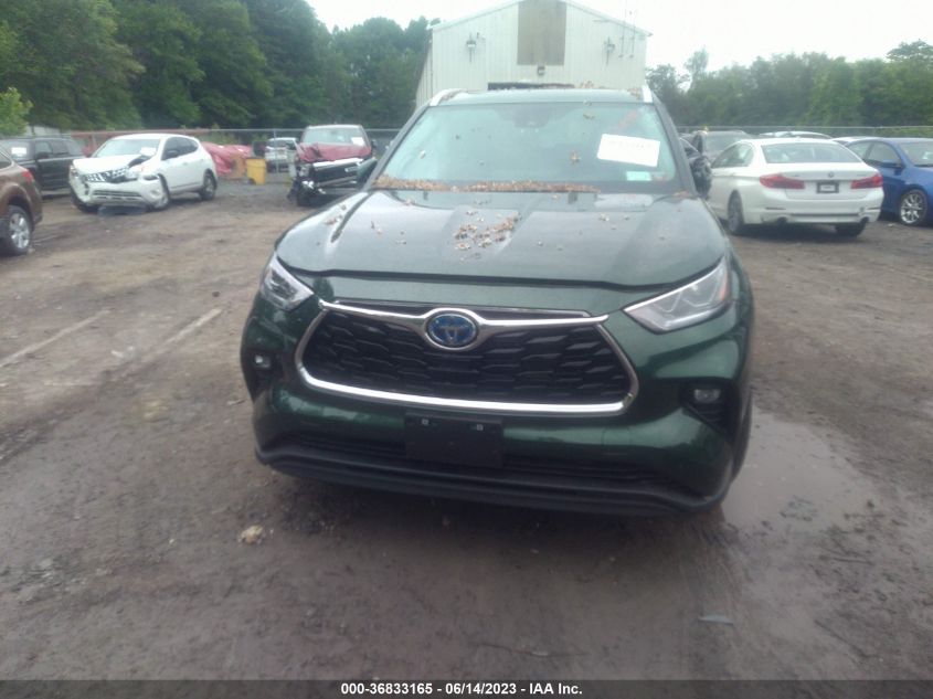 2023 TOYOTA HIGHLANDER HYBRID LIMITED - 5TDXBRCH1PS581451