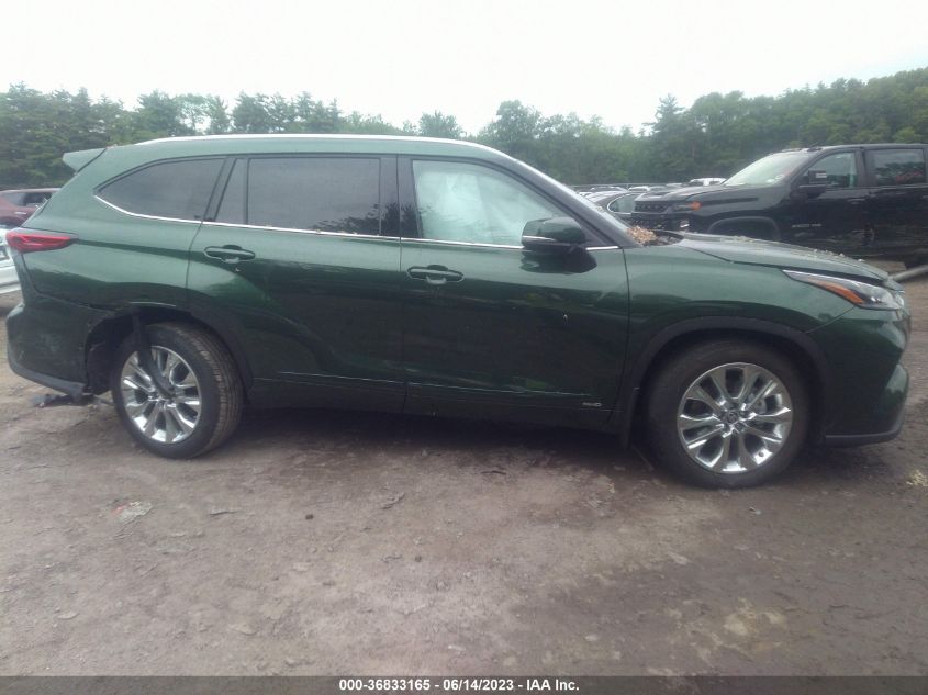 2023 TOYOTA HIGHLANDER HYBRID LIMITED - 5TDXBRCH1PS581451