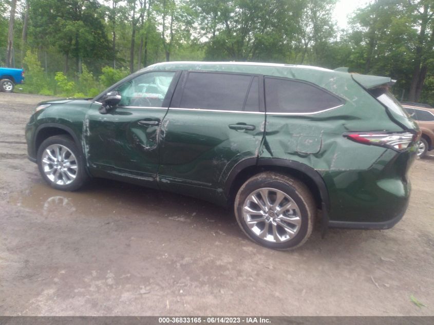 2023 TOYOTA HIGHLANDER HYBRID LIMITED - 5TDXBRCH1PS581451