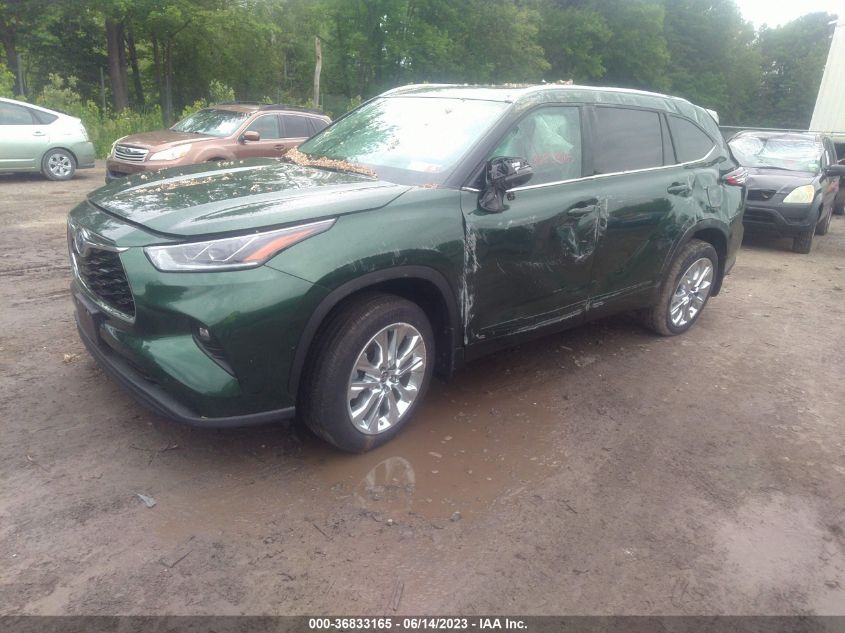 2023 TOYOTA HIGHLANDER HYBRID LIMITED - 5TDXBRCH1PS581451