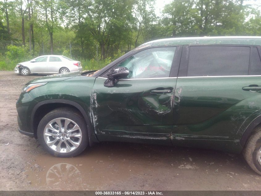 2023 TOYOTA HIGHLANDER HYBRID LIMITED - 5TDXBRCH1PS581451