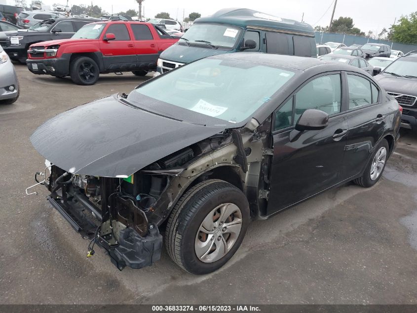 2013 HONDA CIVIC SDN LX - 19XFB2F55DE264797