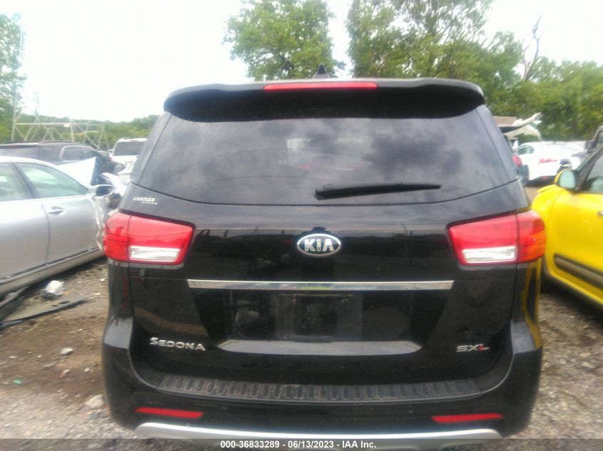 2016 KIA SEDONA SX-L - KNDME5C13G6132455