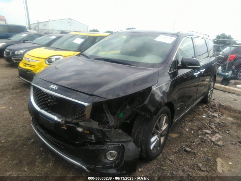 2016 KIA SEDONA SX-L - KNDME5C13G6132455