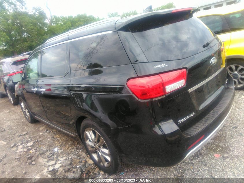 2016 KIA SEDONA SX-L - KNDME5C13G6132455