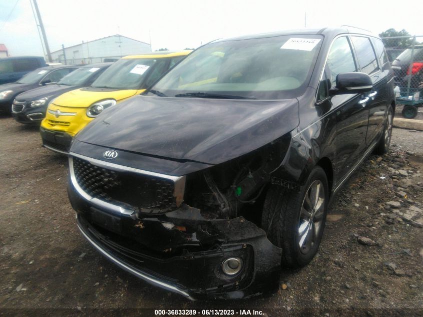 2016 KIA SEDONA SX-L - KNDME5C13G6132455