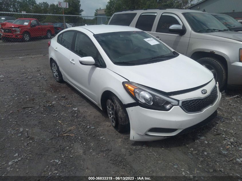 2016 KIA FORTE LX - KNAFK4A63G5460696