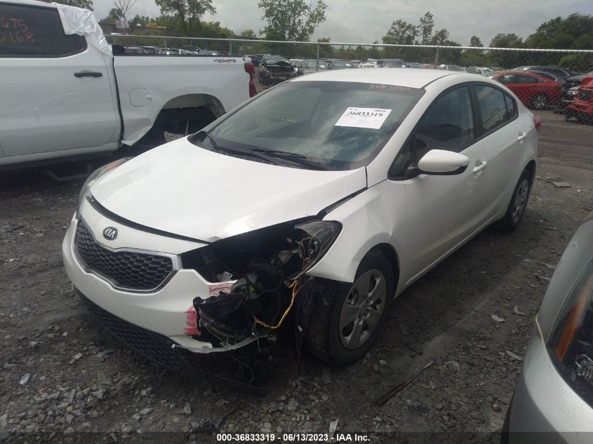 2016 KIA FORTE LX - KNAFK4A63G5460696