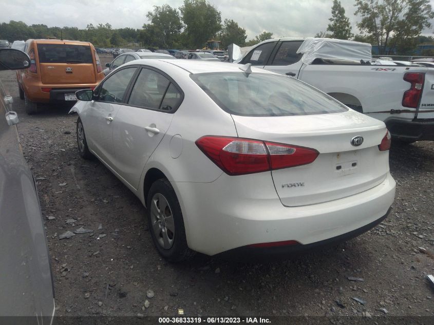 2016 KIA FORTE LX - KNAFK4A63G5460696