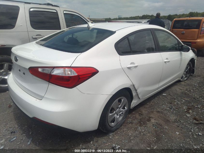 2016 KIA FORTE LX - KNAFK4A63G5460696