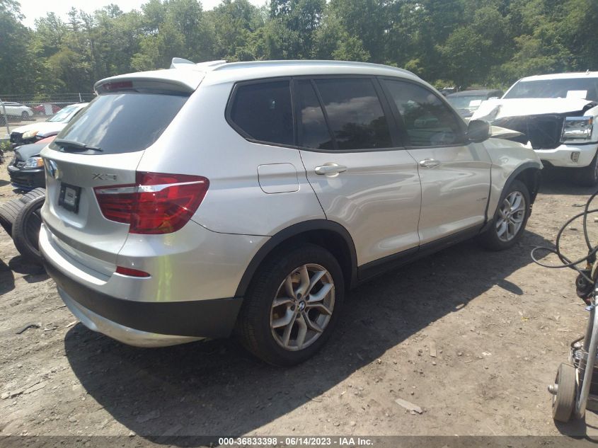 2013 BMW X3 XDRIVE35I - 5UXWX7C50DL981357