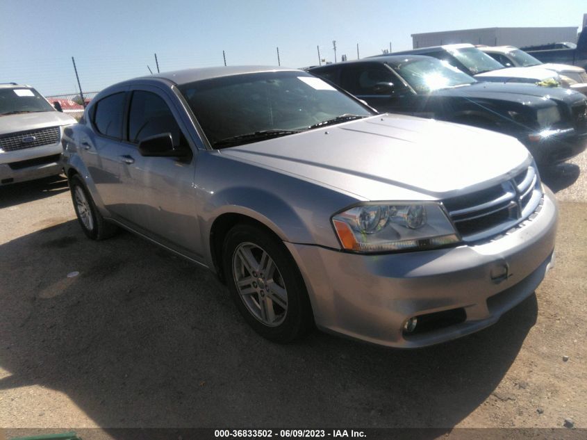 2013 DODGE AVENGER SXT - 1C3CDZCB0DN716252