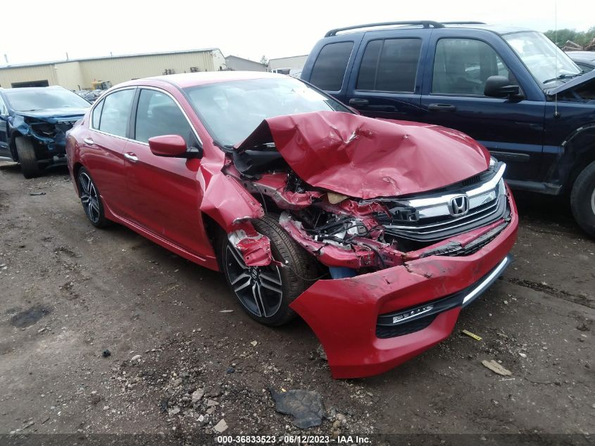 2016 HONDA ACCORD SEDAN SPORT - 1HGCR2F56GA145695