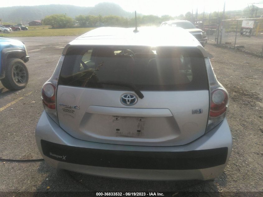 2013 TOYOTA PRIUS C ONE/TWO/THREE/FOUR - JTDKDTB33D1536155