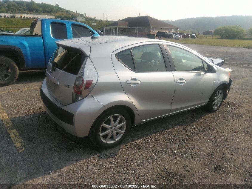 2013 TOYOTA PRIUS C ONE/TWO/THREE/FOUR - JTDKDTB33D1536155