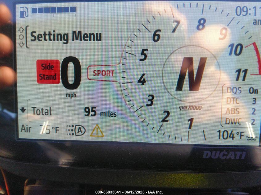 2023 DUCATI MONSTER - ZDMMAMDT3PB007571