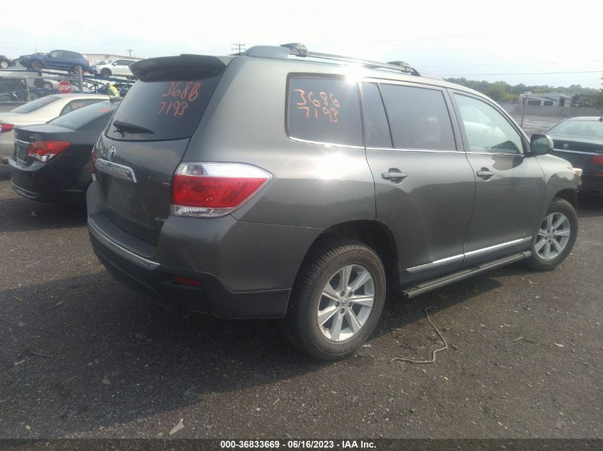2013 TOYOTA HIGHLANDER - 5TDBK3EH5DS241557