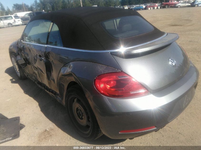 2013 VOLKSWAGEN BEETLE CONVERTIBLE 2.5L W/TECH 3VW5P7AT3DM812461