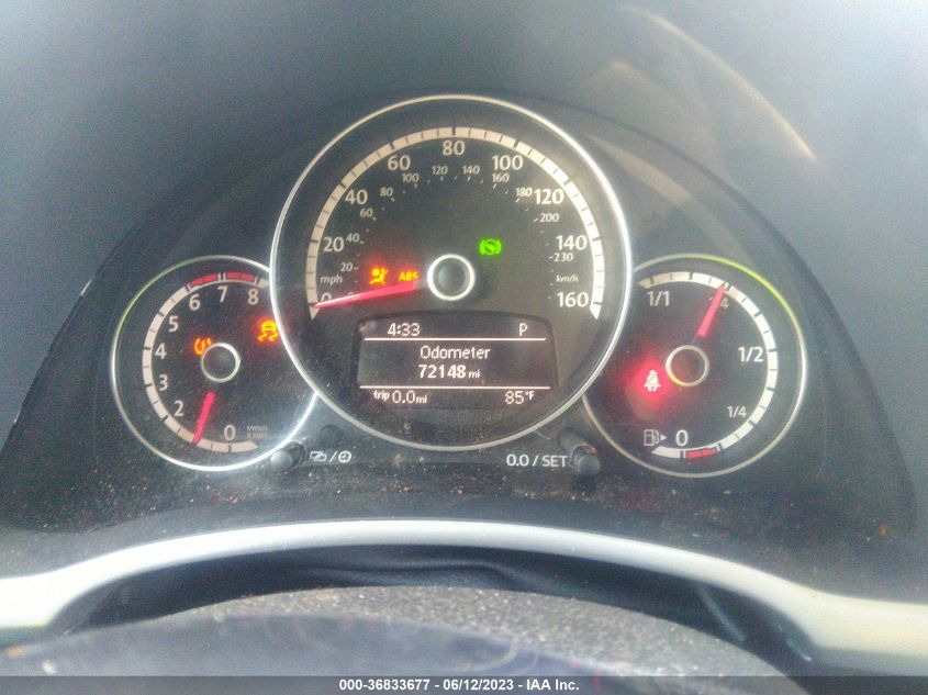 2013 VOLKSWAGEN BEETLE CONVERTIBLE 2.5L W/TECH 3VW5P7AT3DM812461