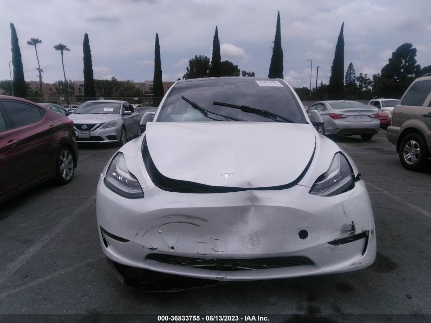 2022 TESLA MODEL Y LONG RANGE - 7SAYGDEE3NF489807