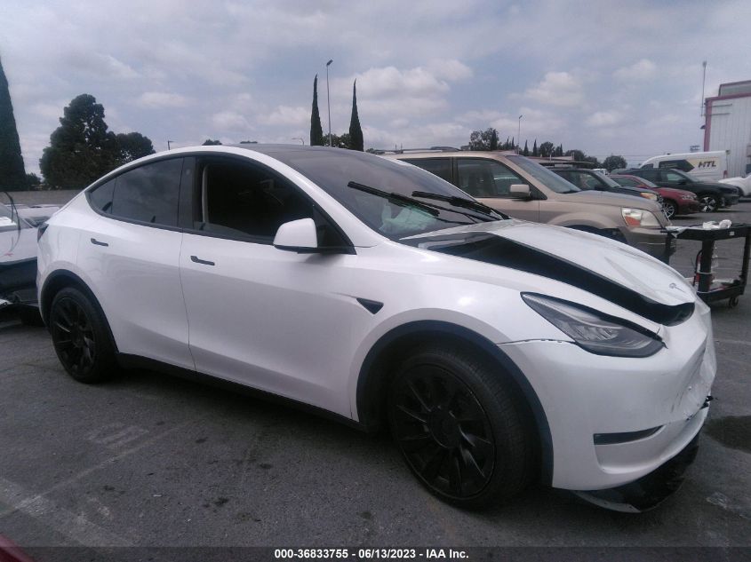 2022 TESLA MODEL Y LONG RANGE - 7SAYGDEE3NF489807