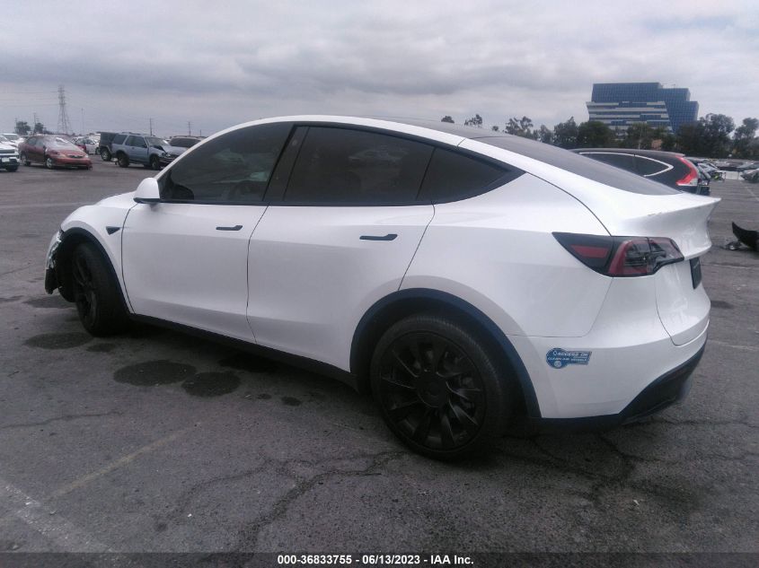 2022 TESLA MODEL Y LONG RANGE - 7SAYGDEE3NF489807