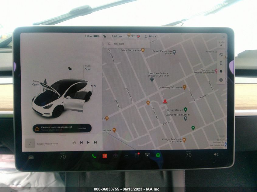 2022 TESLA MODEL Y LONG RANGE - 7SAYGDEE3NF489807