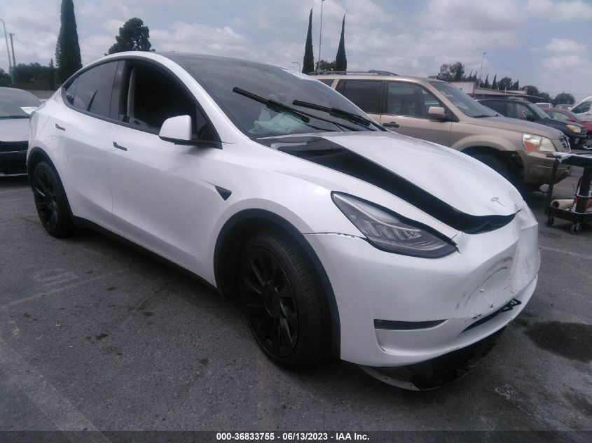 2022 TESLA MODEL Y LONG RANGE - 7SAYGDEE3NF489807