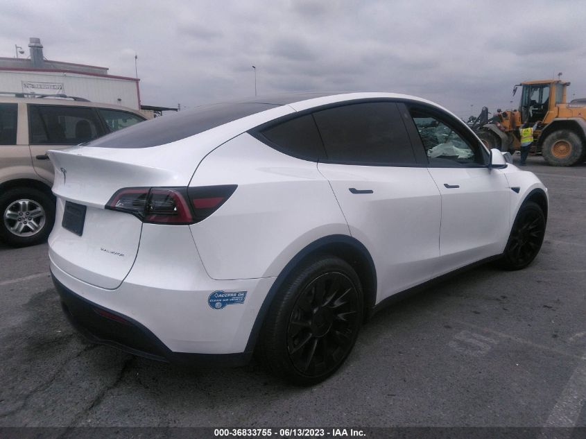 2022 TESLA MODEL Y LONG RANGE - 7SAYGDEE3NF489807