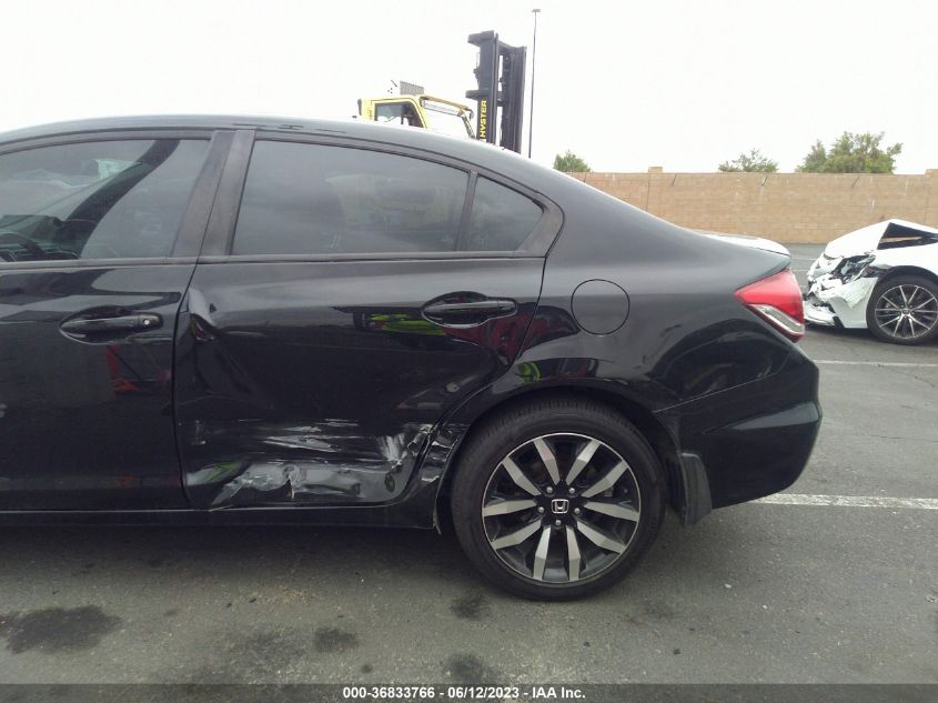 2015 HONDA CIVIC SEDAN EX-L - 19XFB2F97FE263012