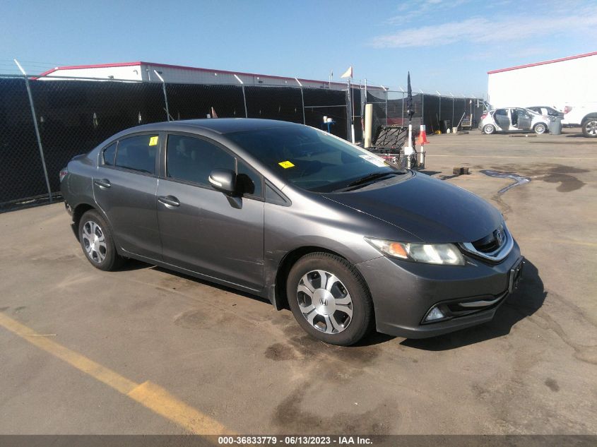 2013 HONDA CIVIC HYBRID - 19XFB4F39DE002971