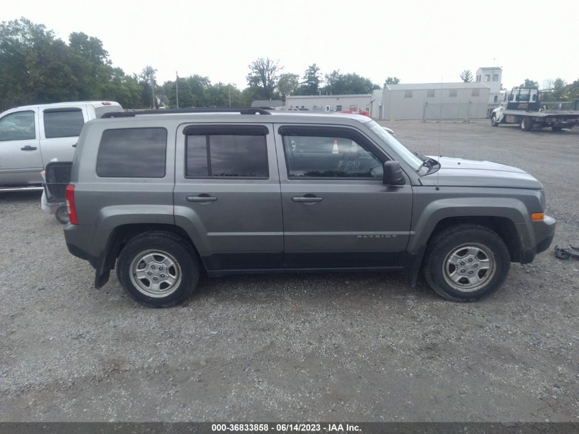 2014 JEEP PATRIOT SPORT - 1C4NJPBA9ED549990