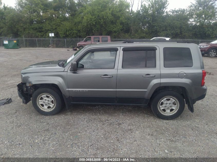 2014 JEEP PATRIOT SPORT - 1C4NJPBA9ED549990