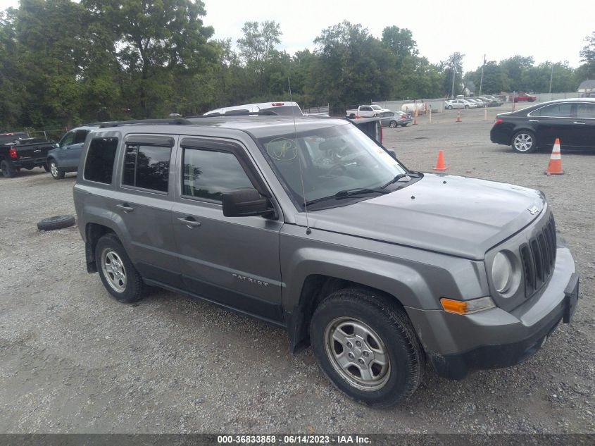 2014 JEEP PATRIOT SPORT - 1C4NJPBA9ED549990