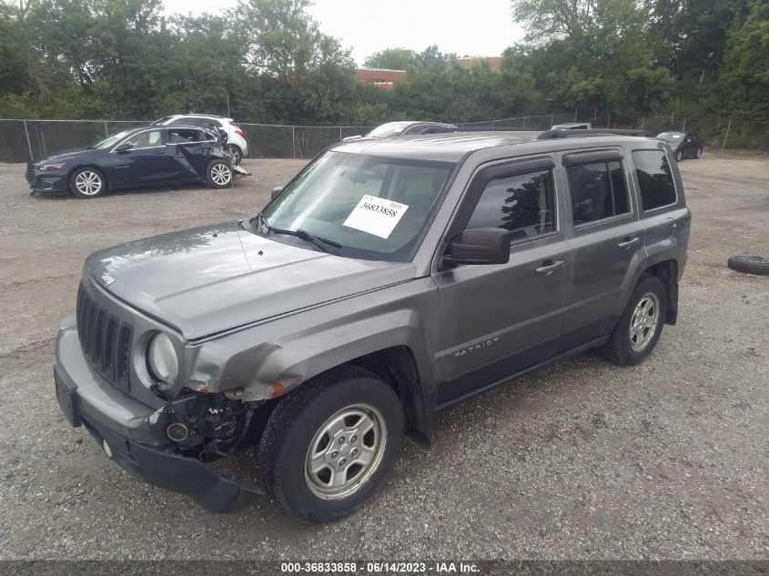 2014 JEEP PATRIOT SPORT - 1C4NJPBA9ED549990