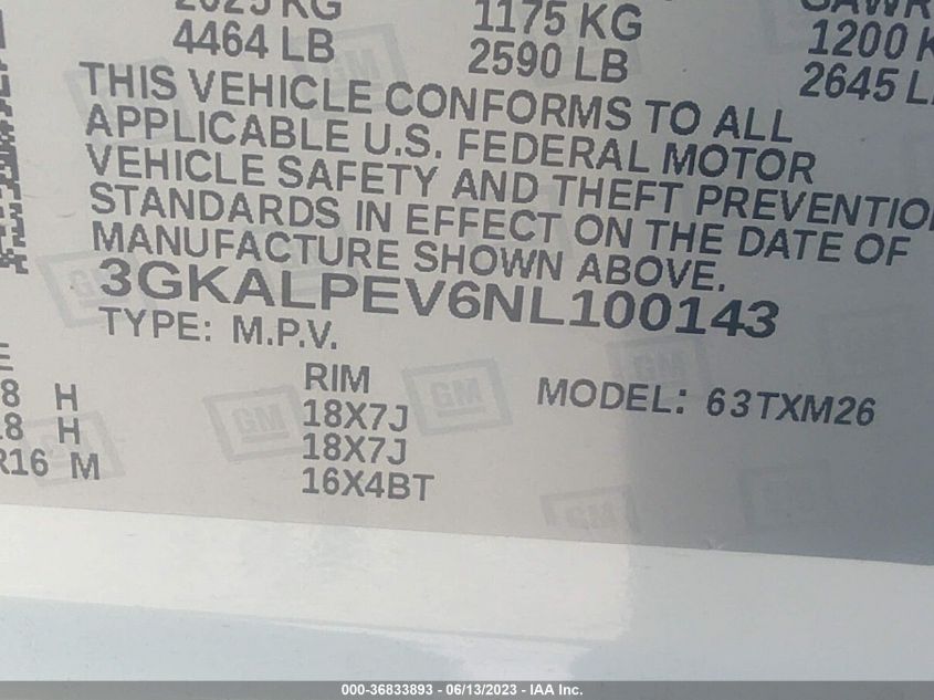 2022 GMC TERRAIN SLT - 3GKALPEV6NL100143