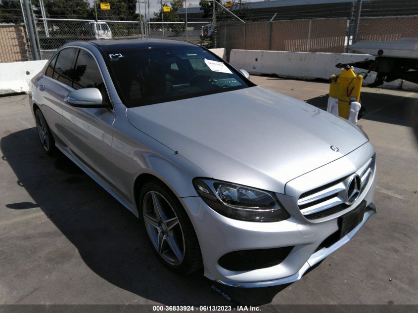 55SWF4KBXFU066644 2015 MERCEDES-BENZ C-CLASS - Image 1