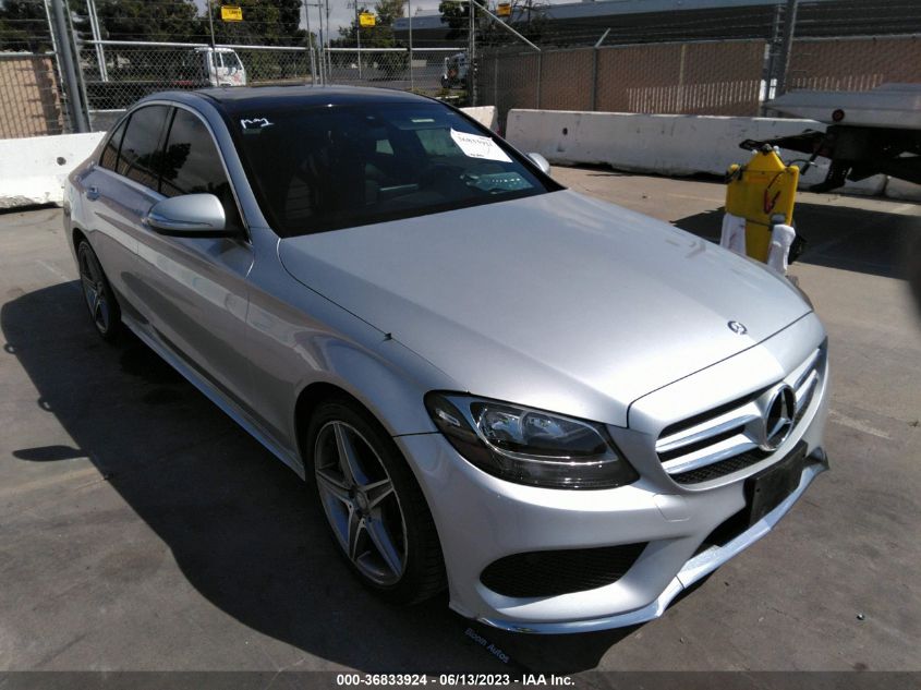 55SWF4KBXFU066644 2015 MERCEDES-BENZ C-CLASS, photo no. 1