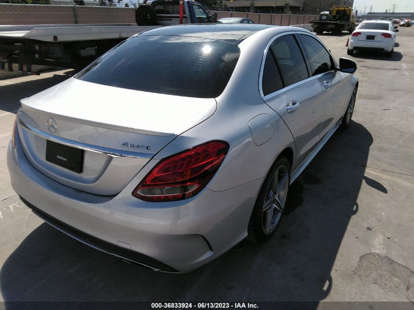 55SWF4KBXFU066644 2015 MERCEDES-BENZ C-CLASS, photo no. 4