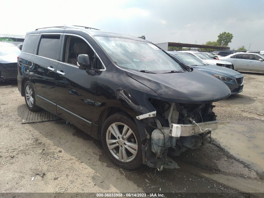 2013 NISSAN QUEST SL - JN8AE2KP0D9061172
