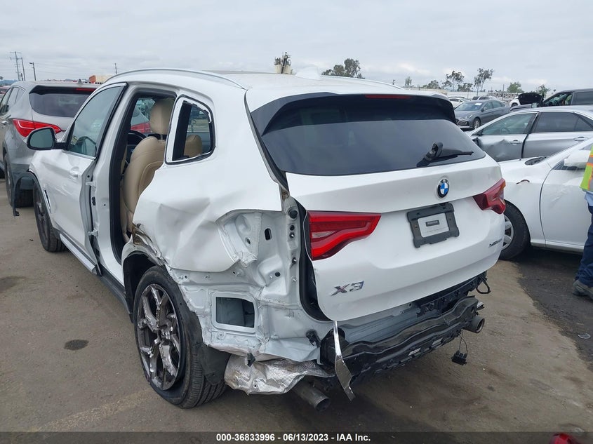 VIN 5UXTY5C0XM9E27381 2021 BMW X3 XDRIVE30I