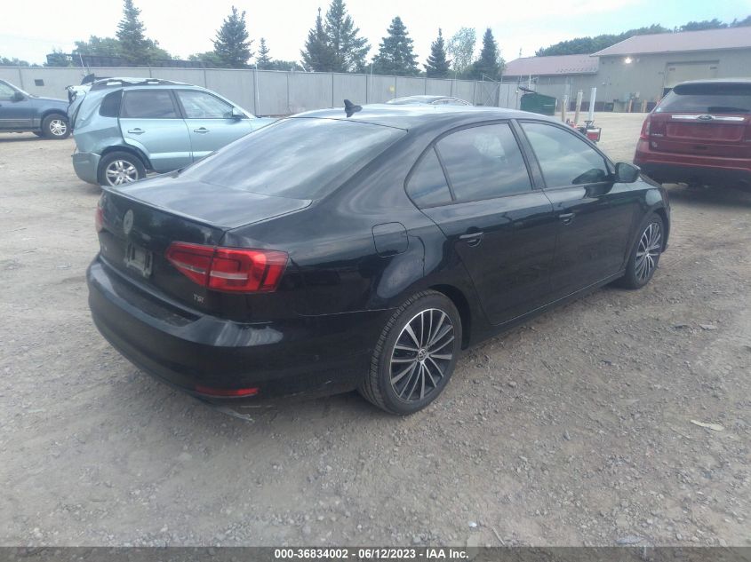 2015 VOLKSWAGEN JETTA SEDAN 1.8T SPORT - 3VWD17AJ9FM211442