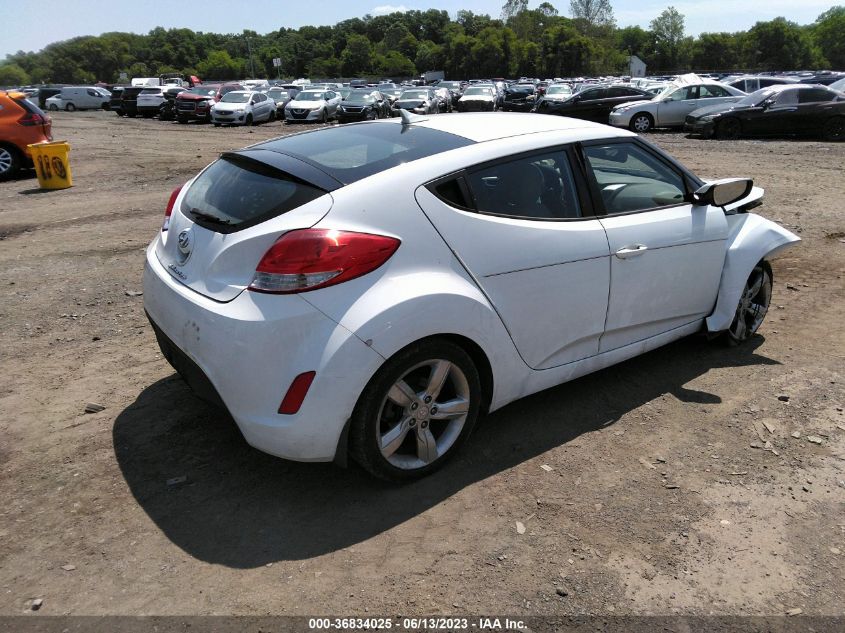 2013 HYUNDAI VELOSTER W/GRAY INT - KMHTC6AD6DU134417