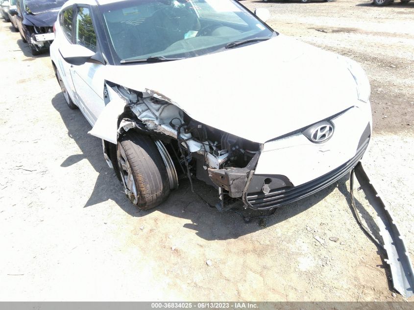 2013 HYUNDAI VELOSTER W/GRAY INT - KMHTC6AD6DU134417