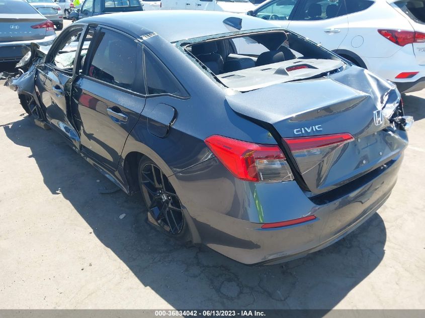 2022 HONDA CIVIC SEDAN SPORT - 2HGFE2F56NH509752
