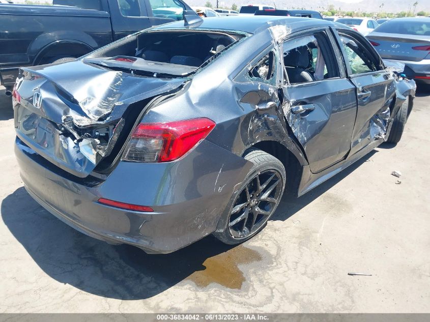 2022 HONDA CIVIC SEDAN SPORT - 2HGFE2F56NH509752