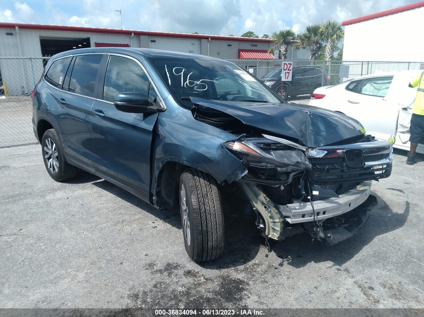 VIN 5FNYF5H38MB041965 2021 HONDA PILOT EX